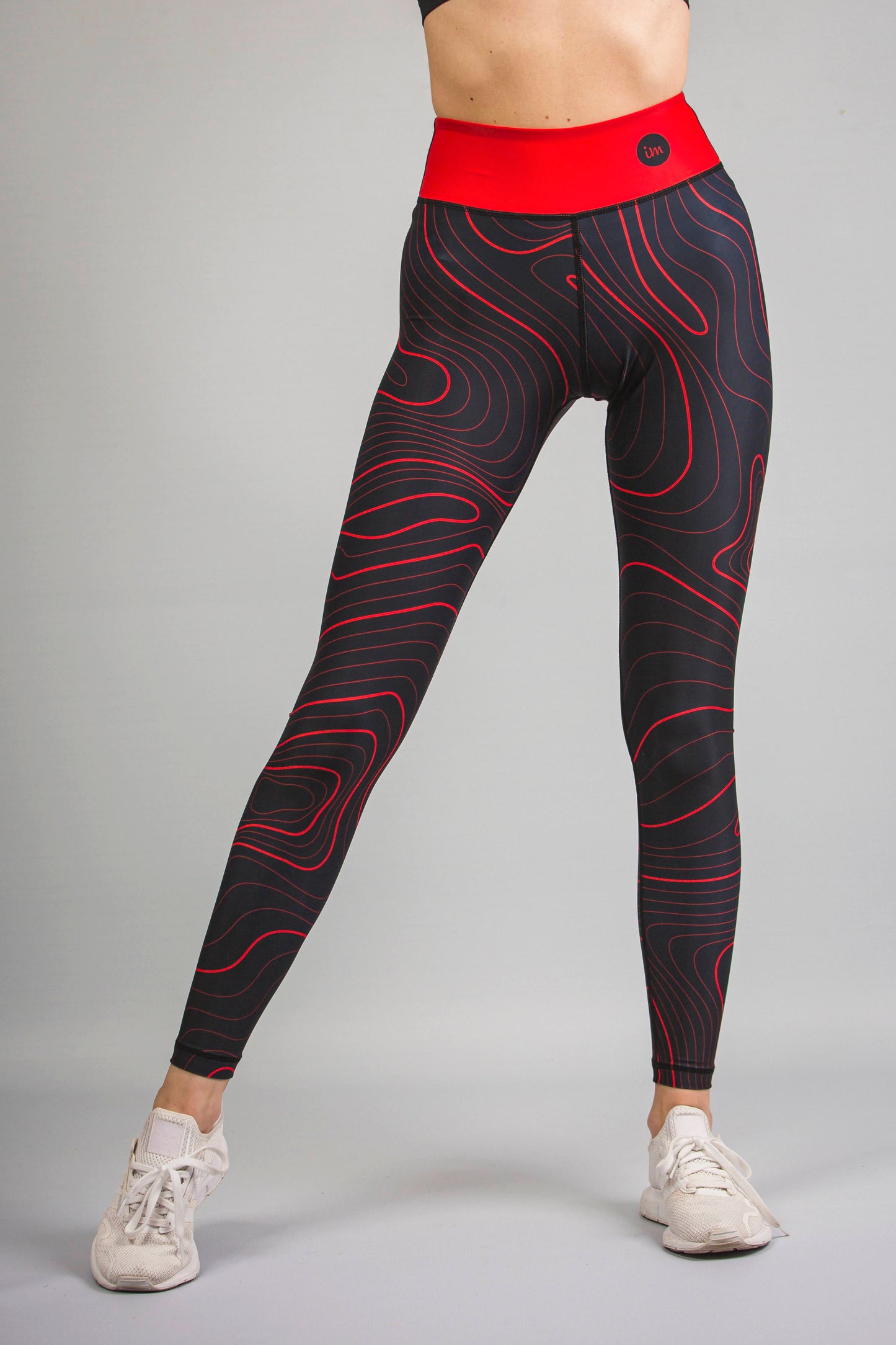 Leggings Red Contour