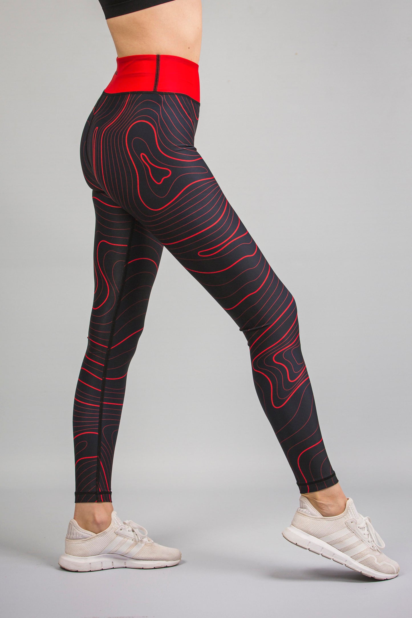 Leggings Red Contour