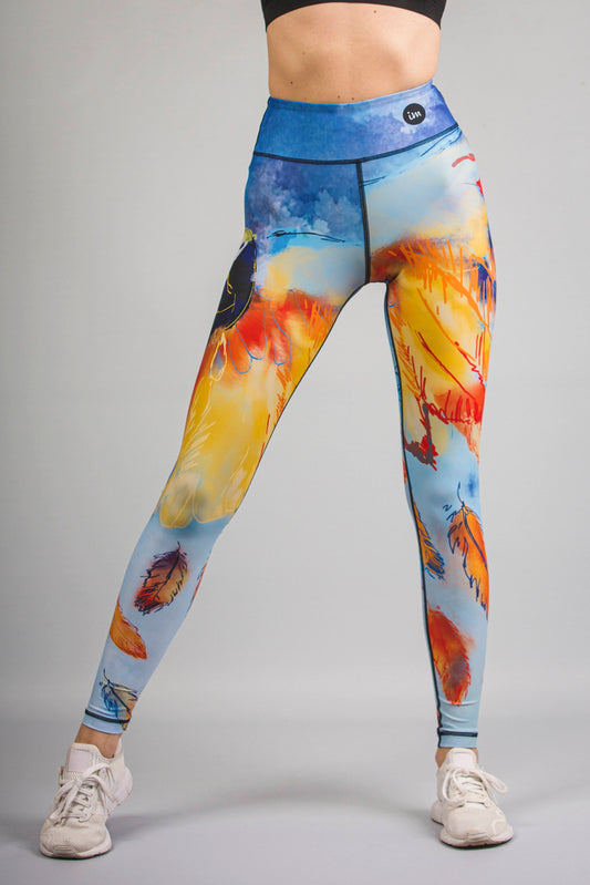 Leggings Pastel Parrot